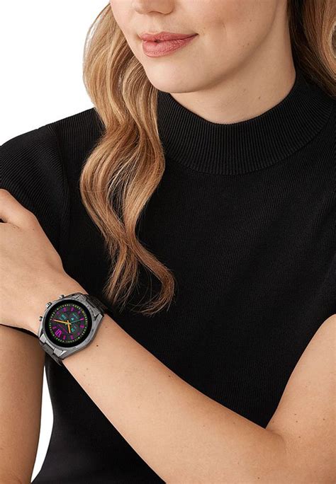 michael kors heart monitor watch|Gen 6 Bradshaw Black.